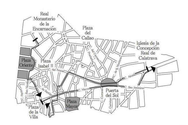 Procesión de La Soledad en Madrid